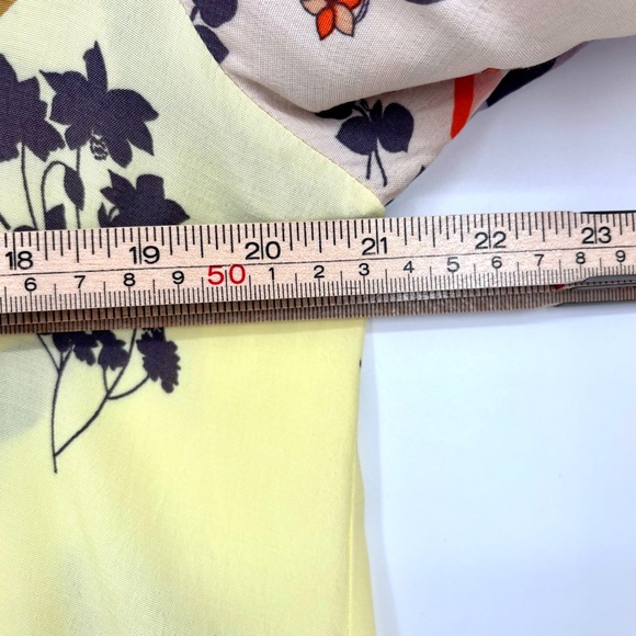 NWT Sanctuary Fade Into You Floral Blouse Sz M Patchwork Long Sleeve Multicolor - Picture 10 of 12